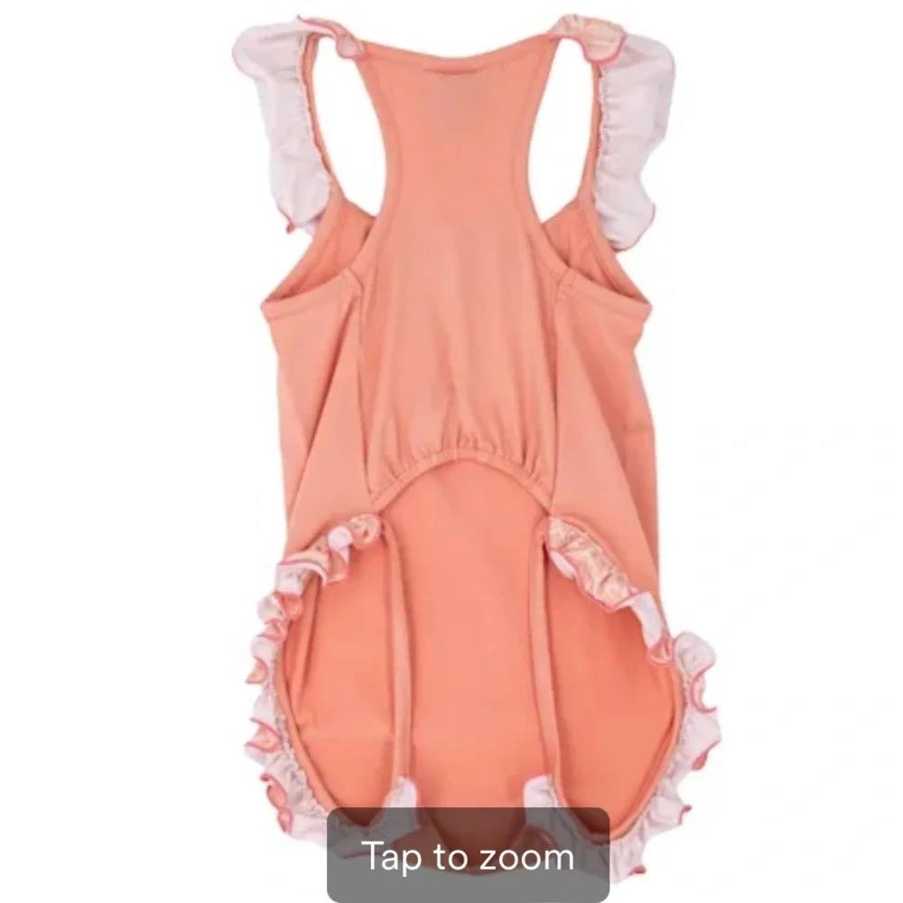 Harry Barker Disney Little Mermaid Coral Ruffle Swimsuit L